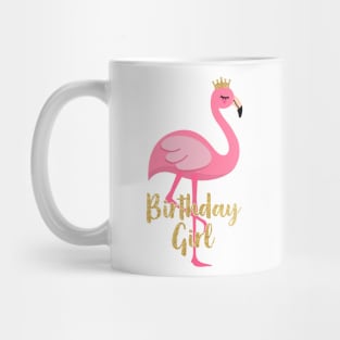 Flamingo Girl Birthday Costume Gift Mug